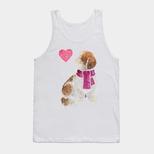 Watercolour Shih Tzu Tank Top